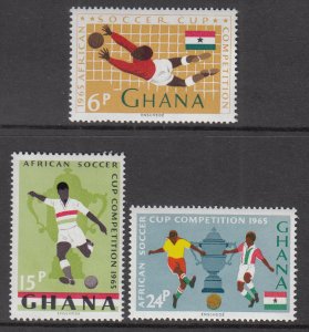 Ghana 233-235 Soccer MNH VF