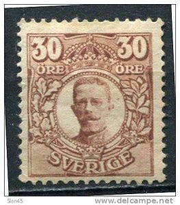 Sweden 1911-19  SC 86 Mi 77 MH