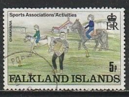 1989 Falkland Islands - Sc 505 - used VF - 1 single - Sports Assoc Activities