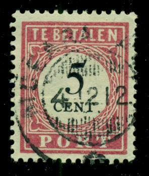 Netherlands Indies 1909 #J20 U SCV(2018)=$0.25