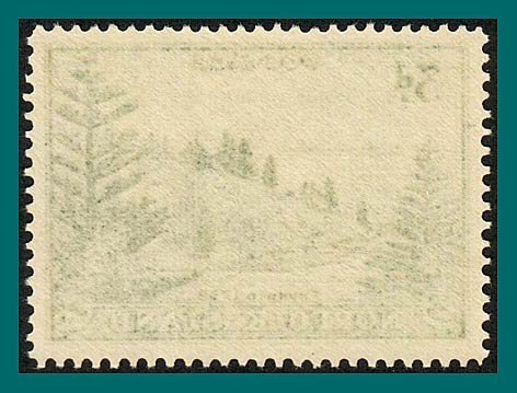 Norfolk Island 1959 Ball Bay, 3d white paper, MNH  #23,SG6a