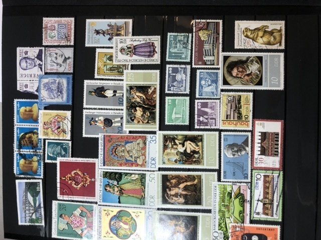 International Stamp Stock Book With Lots Of Countries Very Nice Stamps