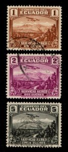Ecuador #C70-C72 used