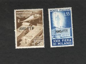 1951 Italy SC #113-114 XXIX FIERA DI MILANO MH set