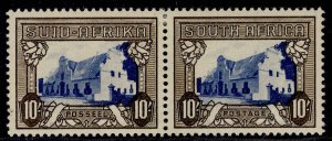 SOUTH AFRICA GVI SG64c, 10s blue & sepia, M MINT. Cat £65.