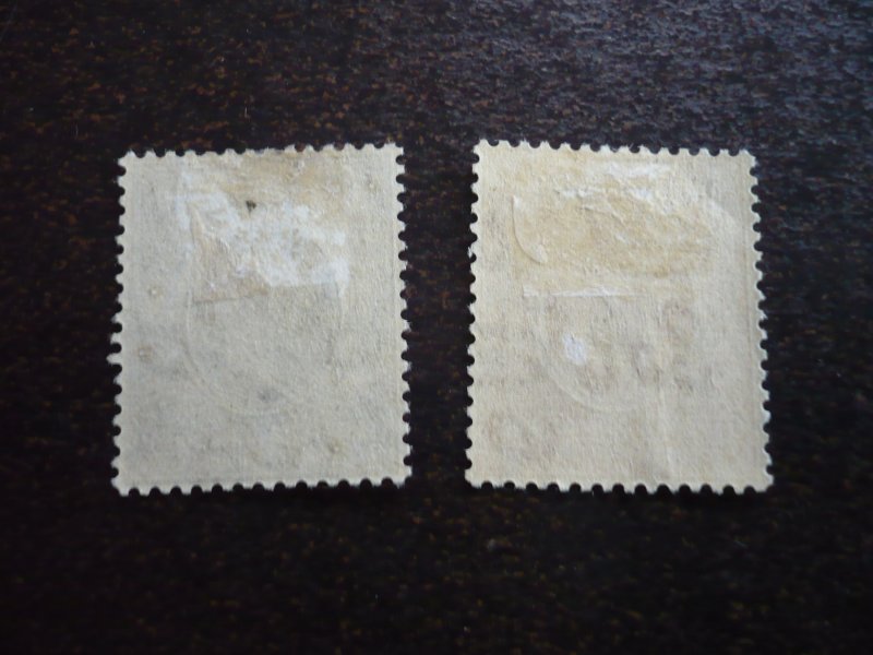 Stamps - East Africa Uganda - Scott# 40-43 - Mint Hinged Part Set of 2 Stamps