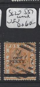 GOLD COAST (PP0105B)  QV 1D/6D  SG 20   557 CANCEL  VFU