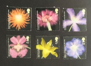 GB 2004 Flowers Royal Horticultural Society. Set of 6 used stamps.