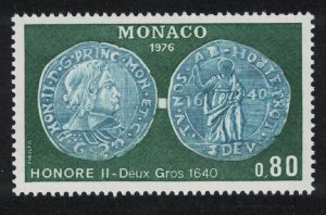 Monaco Numismatics 1976 MNH SC#1040 SG#1275