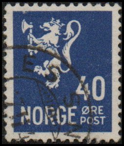 Norway 200A - Used - 40o Lion Rampant (1946)