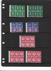 GREAT BRITAIN FULL BOOKLET PANE COLLECTION MNH