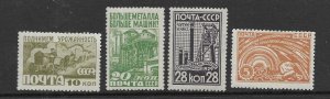 Russia 427-30  1929  set 4  VF  LH