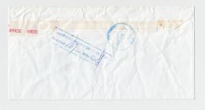 GB TO APIA WESTERN SAMOA COVER PARTIALLY OPENED OFFICIALLY SEALED  (SEE BELOW)