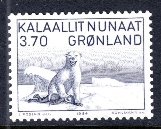 Greenland 117 Polar Bear MNH VF