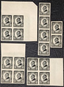 EDW1949SELL : USA 1923 Sc #611. 44 stamps. VF MNH. Mostly in multiples. Cat $384