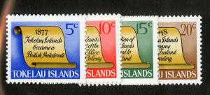 Tokelau 16-19 MNH SCV $3.85 BIN $2.00 SCROLLS