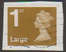 GB QE II Machin SG U2960 - 1st Large Gold  - MA10 -  No Source  