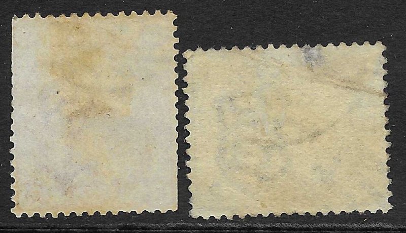 Great Britain Queen Victoria Surface Prints Used x2