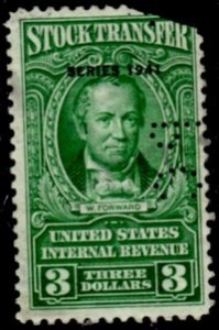 US Stamp #RD106 Used Series 1941 - Phabulous Revenue 'STOCK TRANSFER...