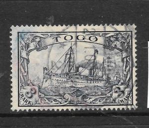 TOGO GERMAN  1900  3m  YACHT   FU  Sc 18