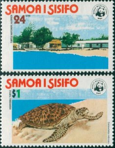 Samoa 1978 SG506-507 Turtle Conservation set MLH