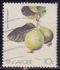 Singapore, 1986, Guava Fruit 10c, used