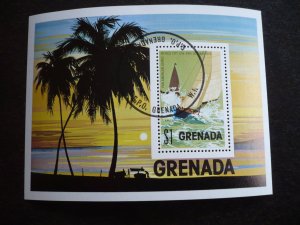 Stamps - Grenada - Scott# 675 - CTO Souvenir Sheet of 1 Stamp