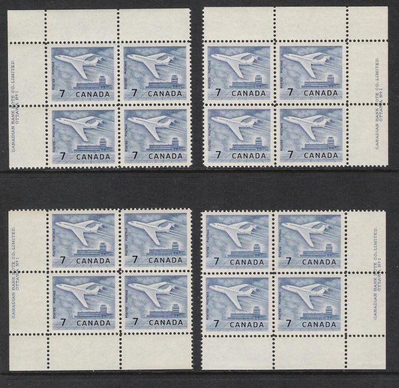 Canada #414 MS PL BL 1963-64 Definitives 7