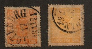 Sweden 10 and 10a Used