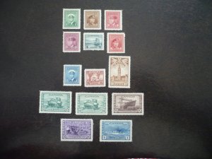 Stamps - Canada - Scott# 249-262 - Mint Hinged Set of 14 Stamps