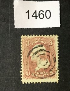 MOMEN: US STAMPS #65 USED LOT #1460