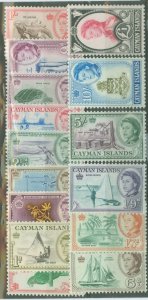 Cayman Islands #153-167  Single (Complete Set)