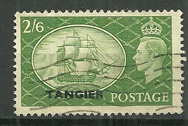 1950-1 British Offices in Morocco 556 HMS Victory & KGVI used