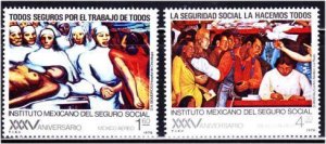 Mexico, Tumor clinic (SC# C553-C554) MNH SET