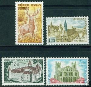 FRANCE Scott 1334-7 MNH** Tourism Stamp Set