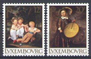 1989 Luxembourg 1219-1220 Europa Cept / Painting