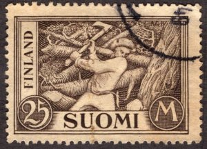 1930, Finland 25mk, Used, Sc 179