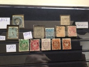 Norway 1856 to 1872 used stamps A12802