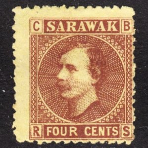 Sarawak Scott 4 Fine unused no gum. Lot #B.  FREE...