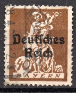 [AC] Bayern Germany 1920 Sc #261 Mi 124 *USED*