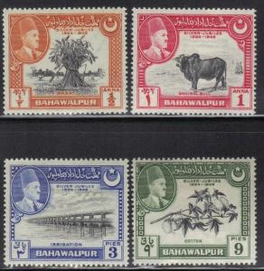 PAKISTAN, BAHAWALPUR SC# 22-25 **MH** 1949   SEE SCAN