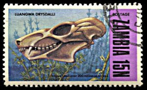 Zambia 97, used, Luangwa Drysdalli Fossil