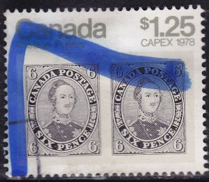 Canada 756i Jacque Cartier CAPEX '78 $1.25 1978