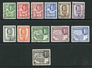 Somaliland Protectorate SG105/16 Set of 12 Superb Used Cat 50 pounds 