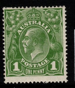 AUSTRALIA SG76 1924 1d SAGE-GREEN MTD MINT