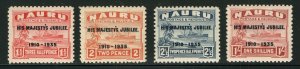 Nauru 1935 Silver Jubilee SG 40-43  Unmounted Mint NH Set