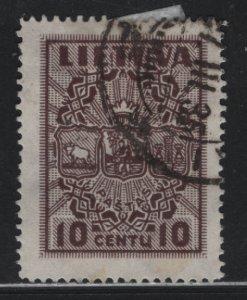 Lithuania 288 Coat of Arms 1934