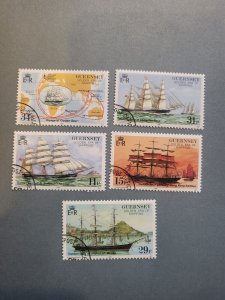 Stamps Guernsey Scott #367-71 used