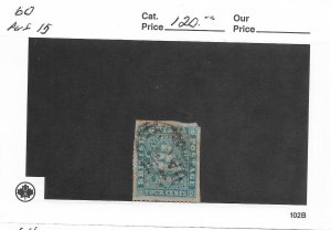 British Guiana: Sc # 60 used (perf's trimmed) (50843)