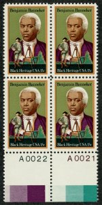 US Sc# 1804 MNH : : Block of 4 : : Benjamin Banneker